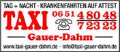 Logo von Taxi Gauer-Dahm GmbH & Co. KG