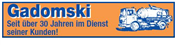 Logo von Gadomski Kanalreinigung